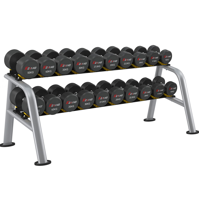 3044am永利家用商用十付PEV哑铃套装含哑铃架健身器材YL-P565