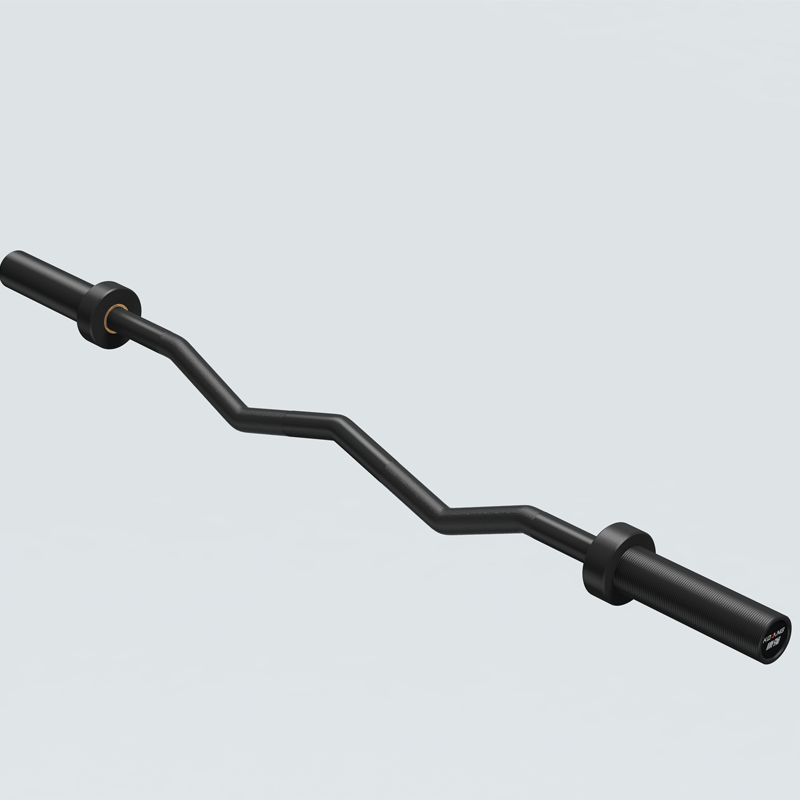 3044am永利1.2M曲奥杆两铜套轴承重10KG举重杠铃杆卧推健身器材EBQ1.2