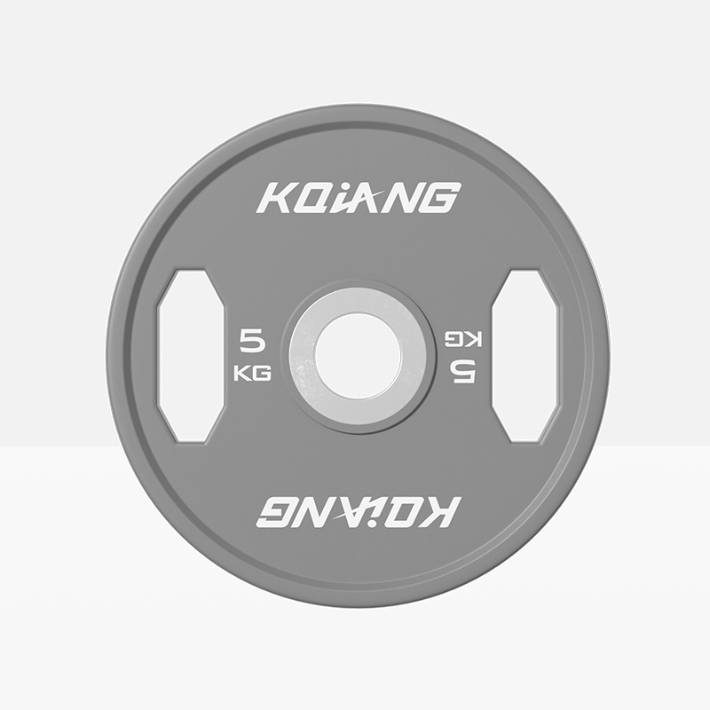 3044am永利CPU彩色橡胶环保无味杠铃片举重力量举杠铃举重片5KG